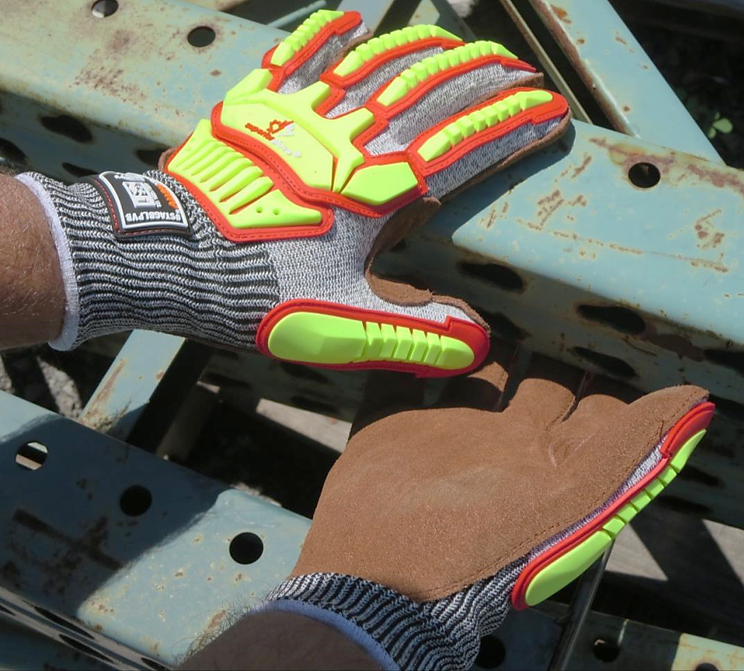 #STAGBLPVB Superior Glove® TenActiv™ Cut-Resistant High Grip Ergohyde Thermoformed Riggers Gloves